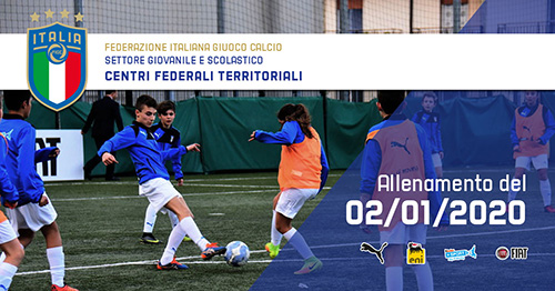 Allenamento del 2 Gennaio Centri Federali Territoriali