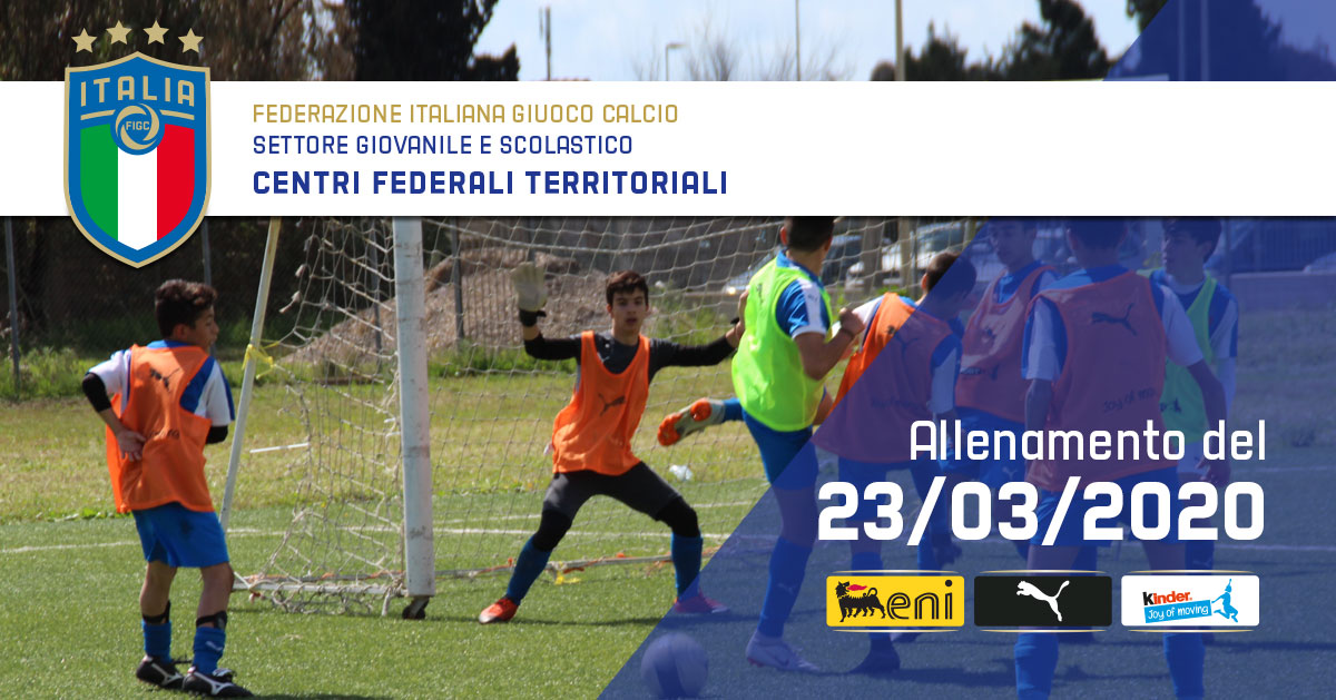 Allenamento del 23 Marzo Centri Federali Territoriali