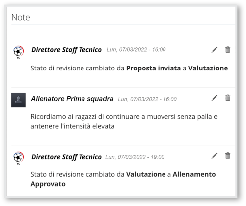 Inserire le note nell'incubatore per commentare gli esercizi Inserire le note nell'incubatore per commentare gli esercizi