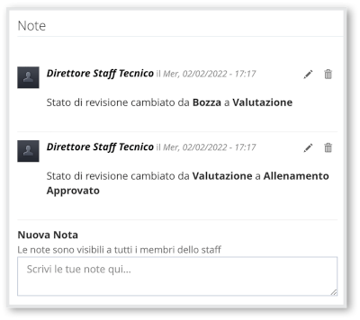 Note incubatore YouCoachApp Note incubatore YouCoachApp