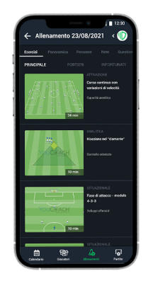Programma seduta allenamento YouCoachApp Programma seduta allenamento YouCoachApp