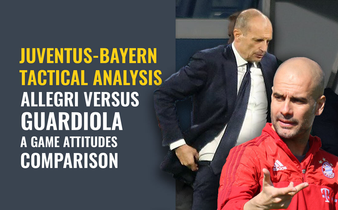 Γιουβέντους-Μπαγερν Μονακό, Champions League.  Τακτική ανάλυση και σύγκριση των συμπεριφορών παιχνιδιού
